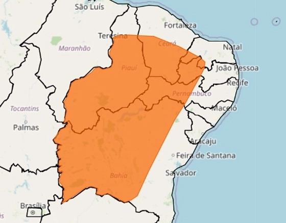 Quase 200 cidades da Bahia afetadas pela onda de calor; veja lista completa