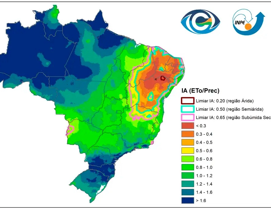 Estudo identifica, pela primeira vez, região árida no Norte da Bahia