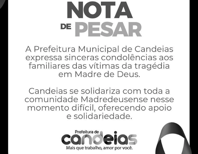 Prefeitura de Candeias cancela festa em razão das mortes no naufrágio Madre de Deus