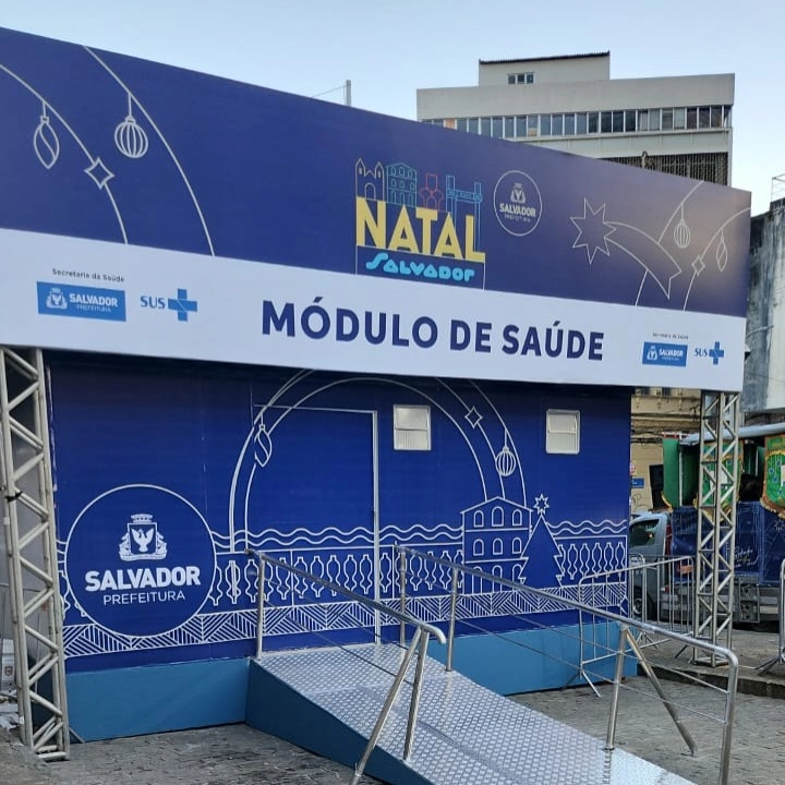 Módulo de Saúde garante assistência médica no natal de Salvador