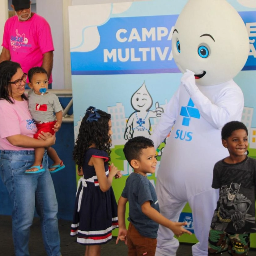 Campanha de multivacinação imuniza quase 3 mil crianças em único dia