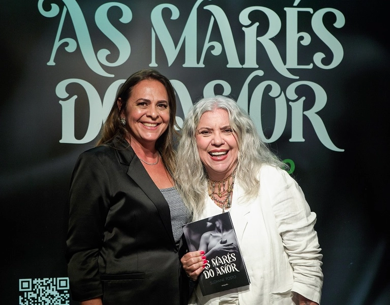 As Marés do Amor: Suzanne Tosto lança livro em evento concorrido