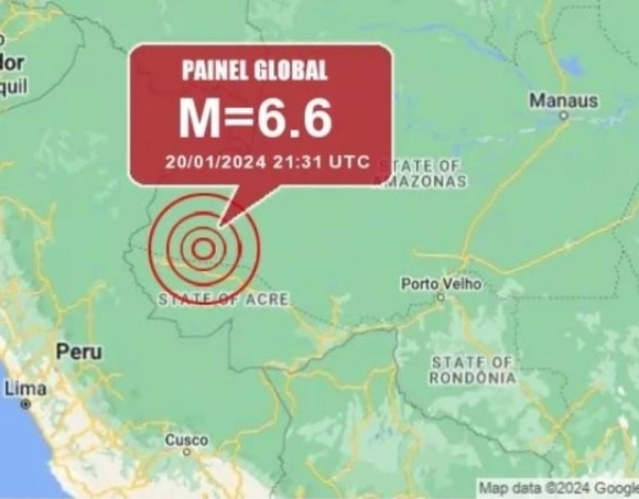 Região Norte registra maior tremor de terra da história do Brasil