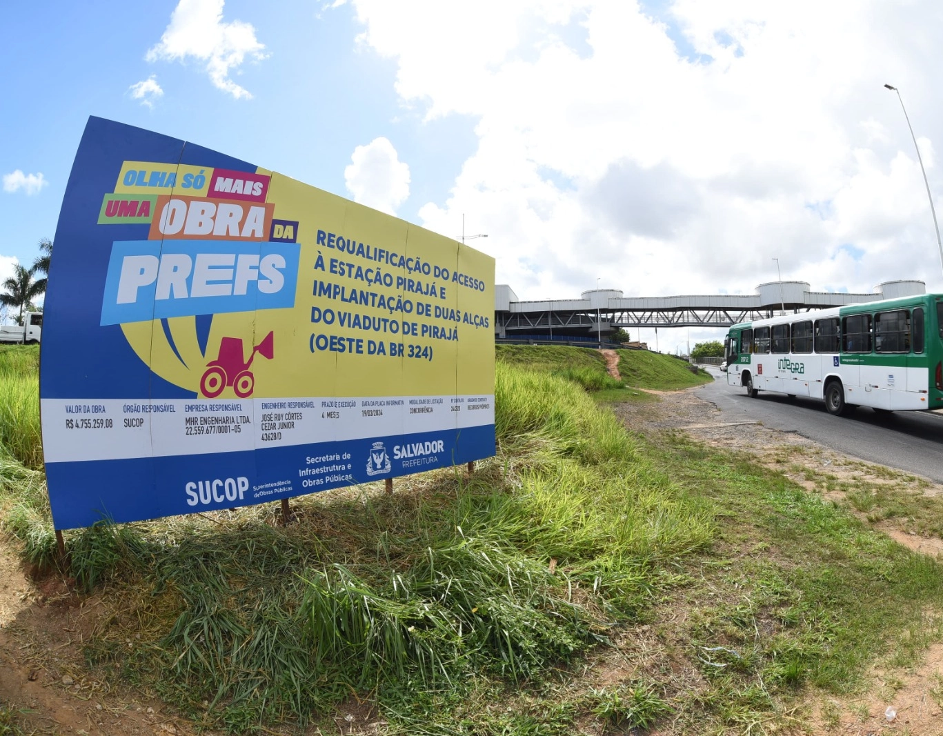 Obras que prometem desafogar trânsito na Estação Pirajá são iniciadas