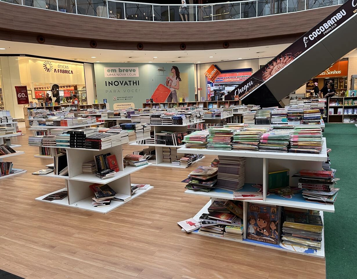 Shopping Paralela recebe feira de livro com promoção especial