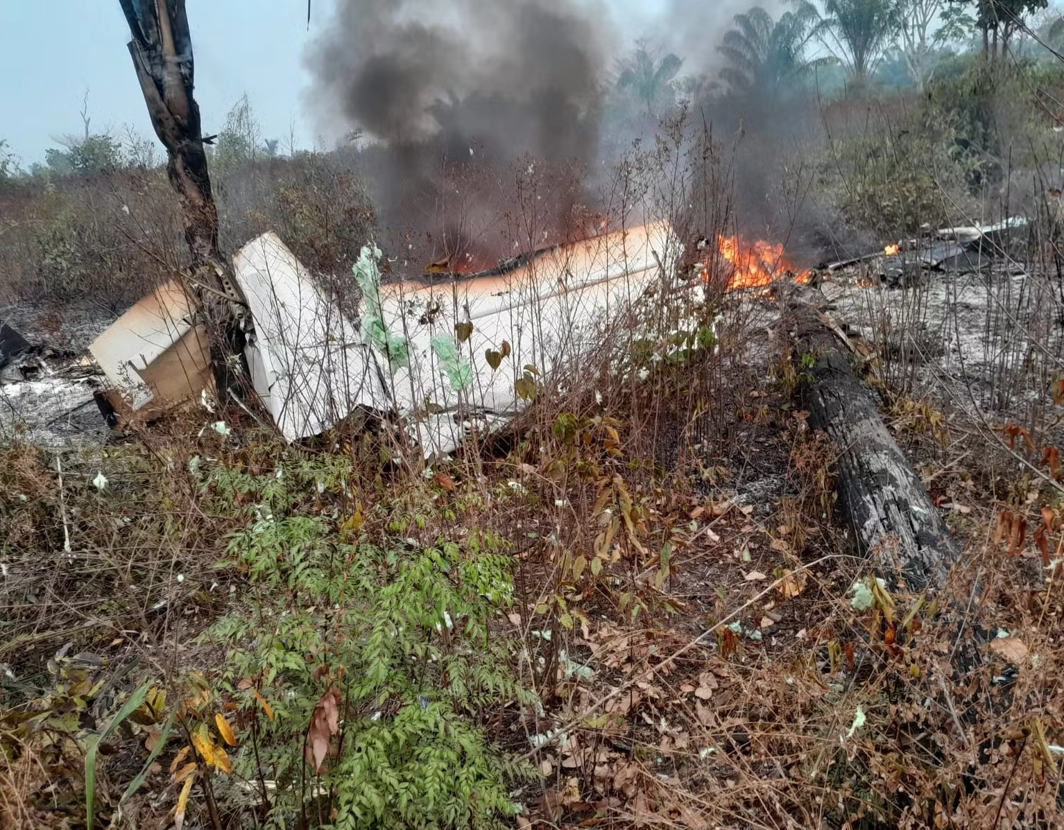 Queda de avião deixa cinco mortos no Mato Grosso