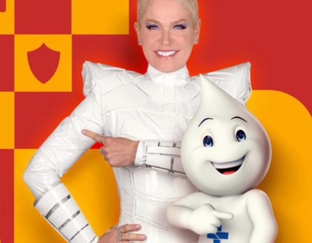 Xuxa e Zé Gotinha juntos em campanha nacional de vacinação