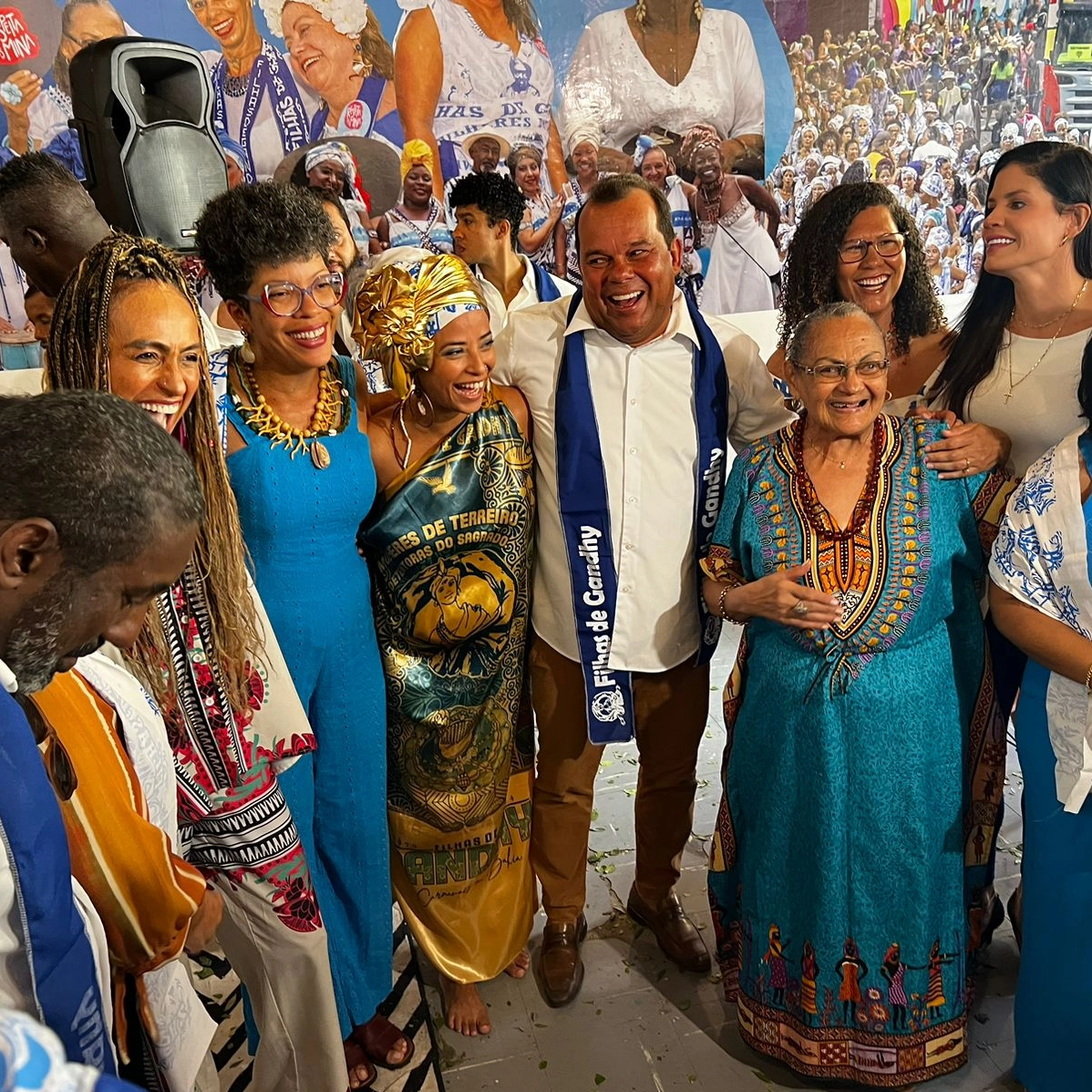 Em ritmo de pré-campanha, Geraldo Júnior exalta Filhas de Gandhy: 'Papel fundamental'