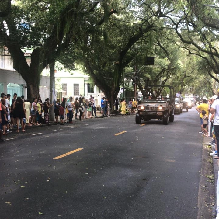 Ensaio para desfile da Independência altera trânsito no Campo Grande e Corredor da Vitória