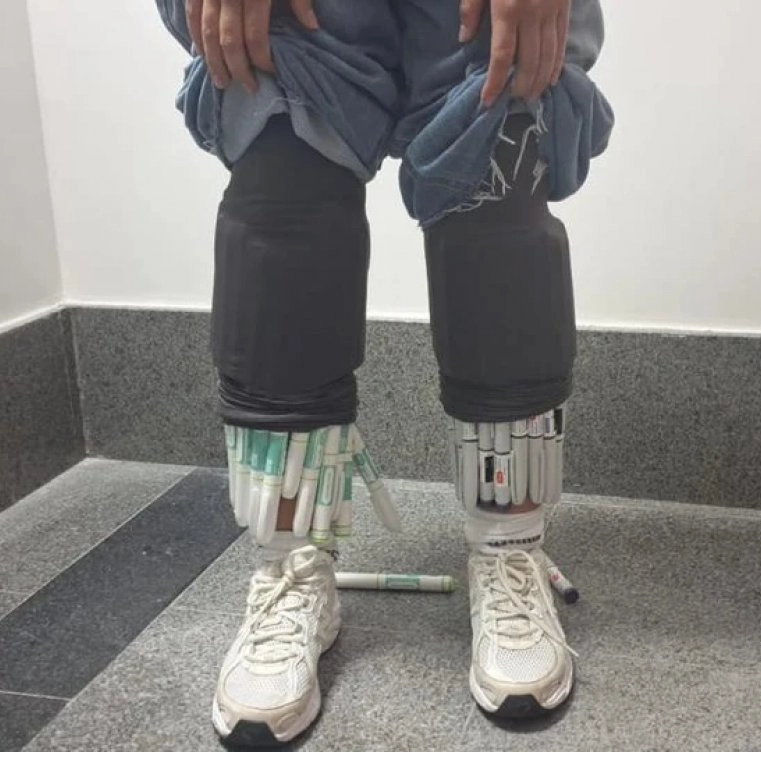 Mulher é flagrada com 90 canetas de Retatrutide e Mounjaro no Aeroporto de Salvador