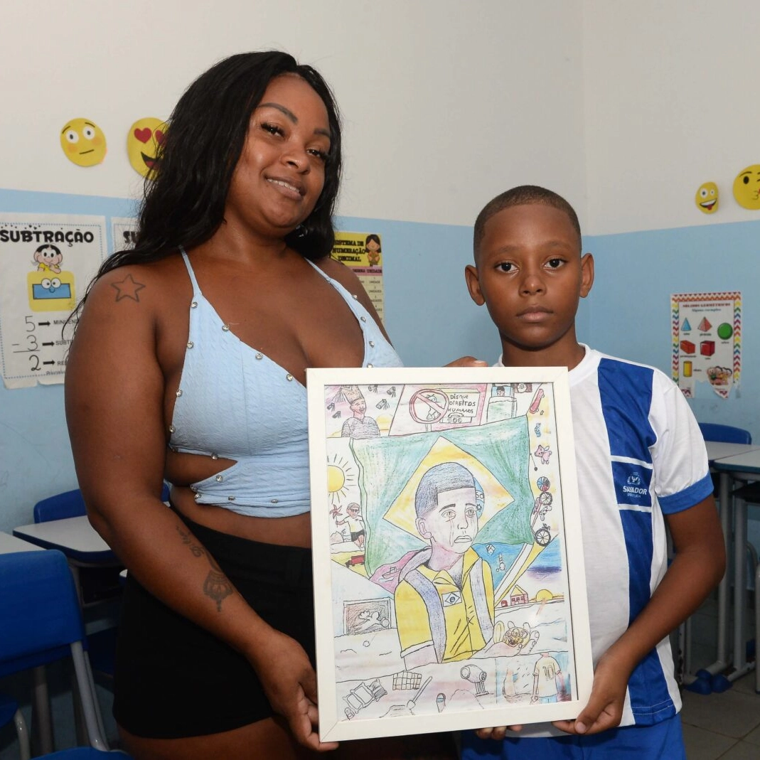 Aluno de escola municipal é campeão em concurso nacional sobre combate ao trabalho infantil