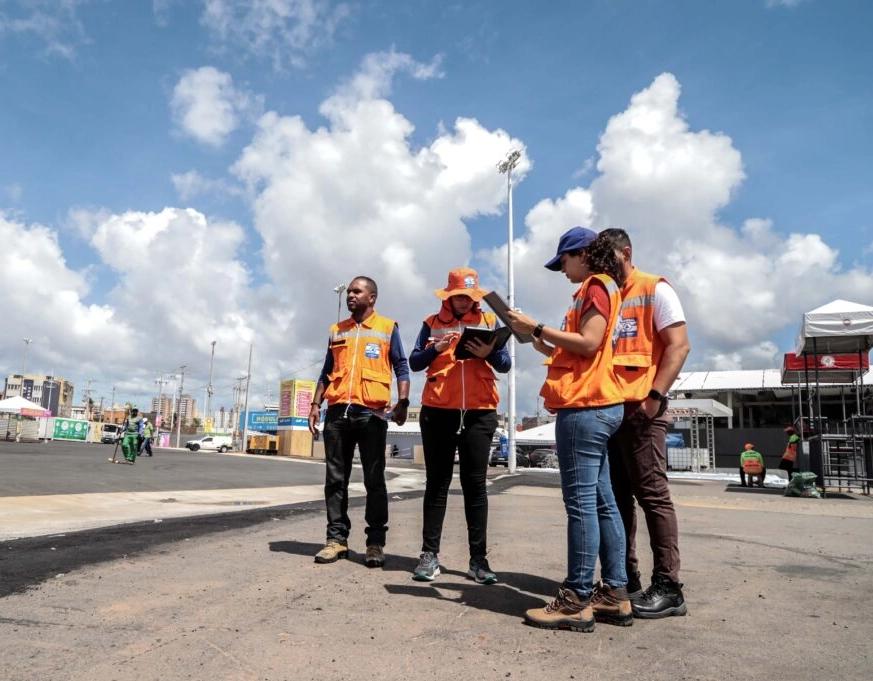 Virada Salvador 2025: Defesa Civil realiza inspeção da Arena O Canto da Cidade