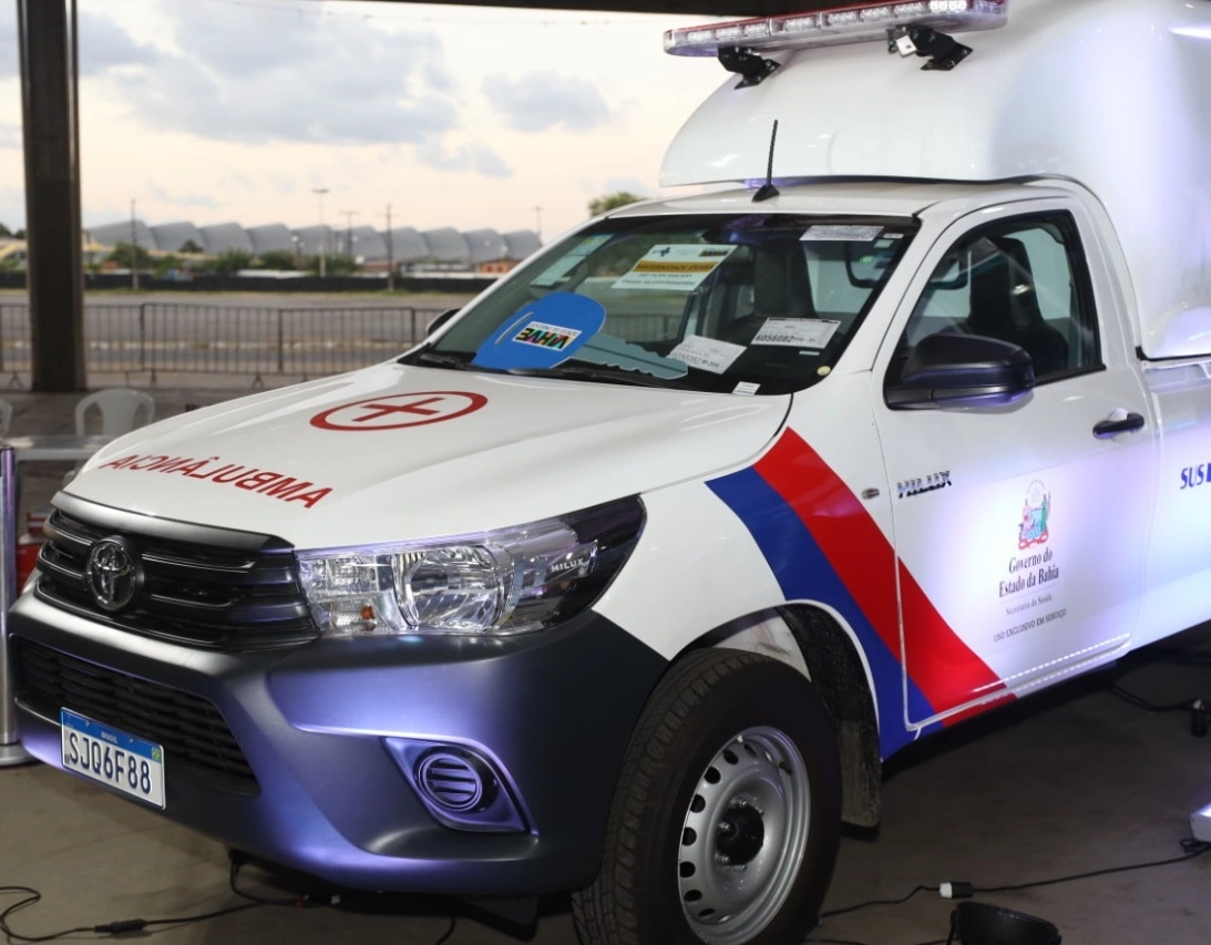 Novas ambulâncias são entregues para 22 cidades da Bahia; veja lista