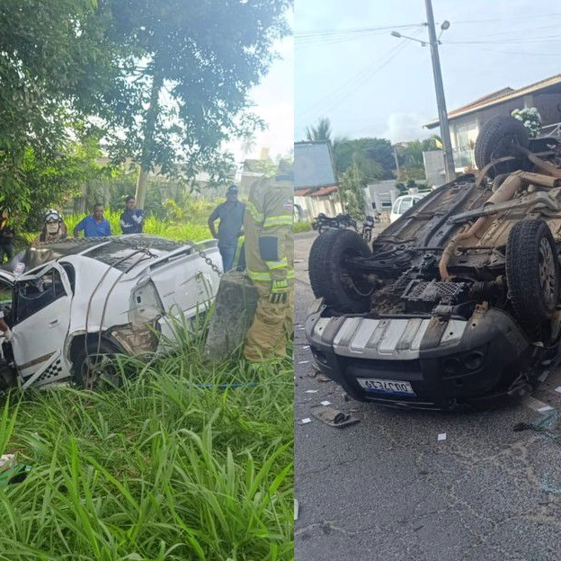 Tragédia: bebê morre e seis pessoas ficam feridas após batida entre carros no sul da Bahia