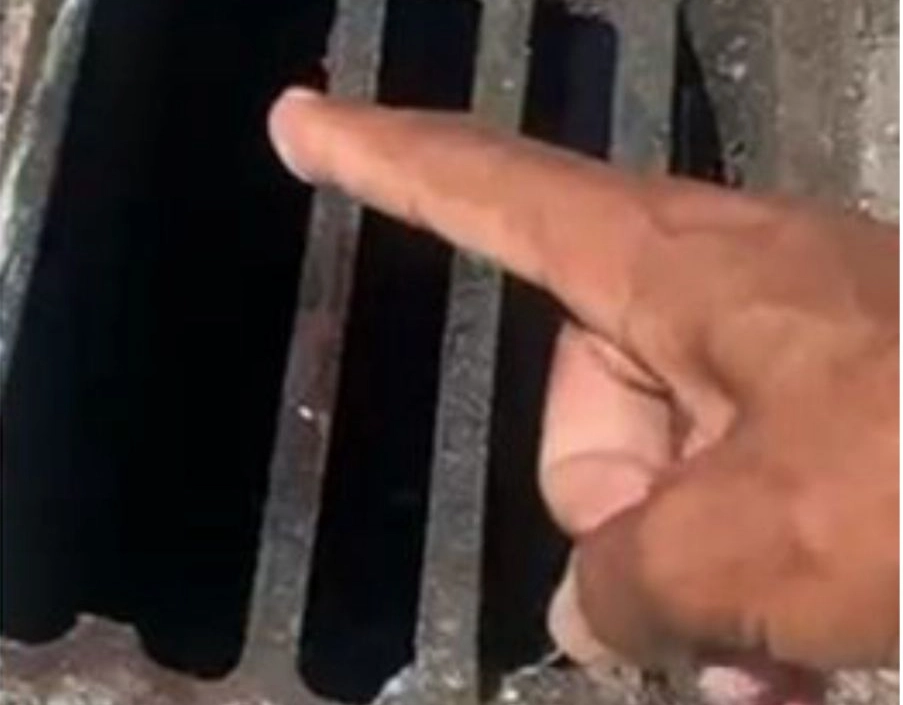 Criança de 8 anos sofre grave ferimento ao cair em boca de lobo