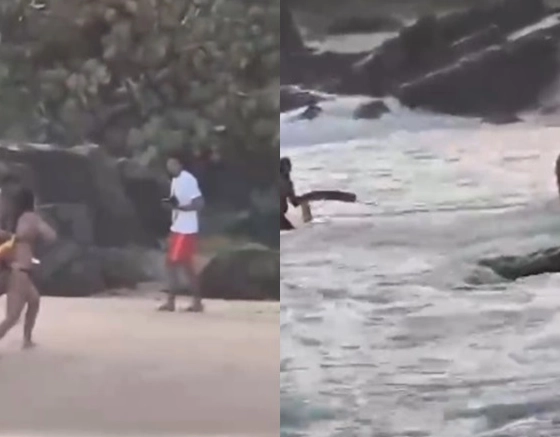 Um dia antes do aniversário, mulher é resgatada após se afogar em praia de Salvador: 'Renasceu'