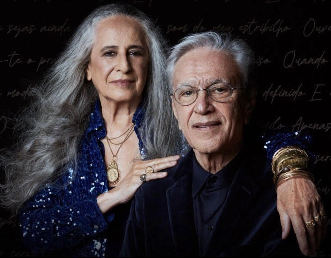 Caetano Veloso e Maria Bethânia anunciam turnê pelo Brasil; veja as datas