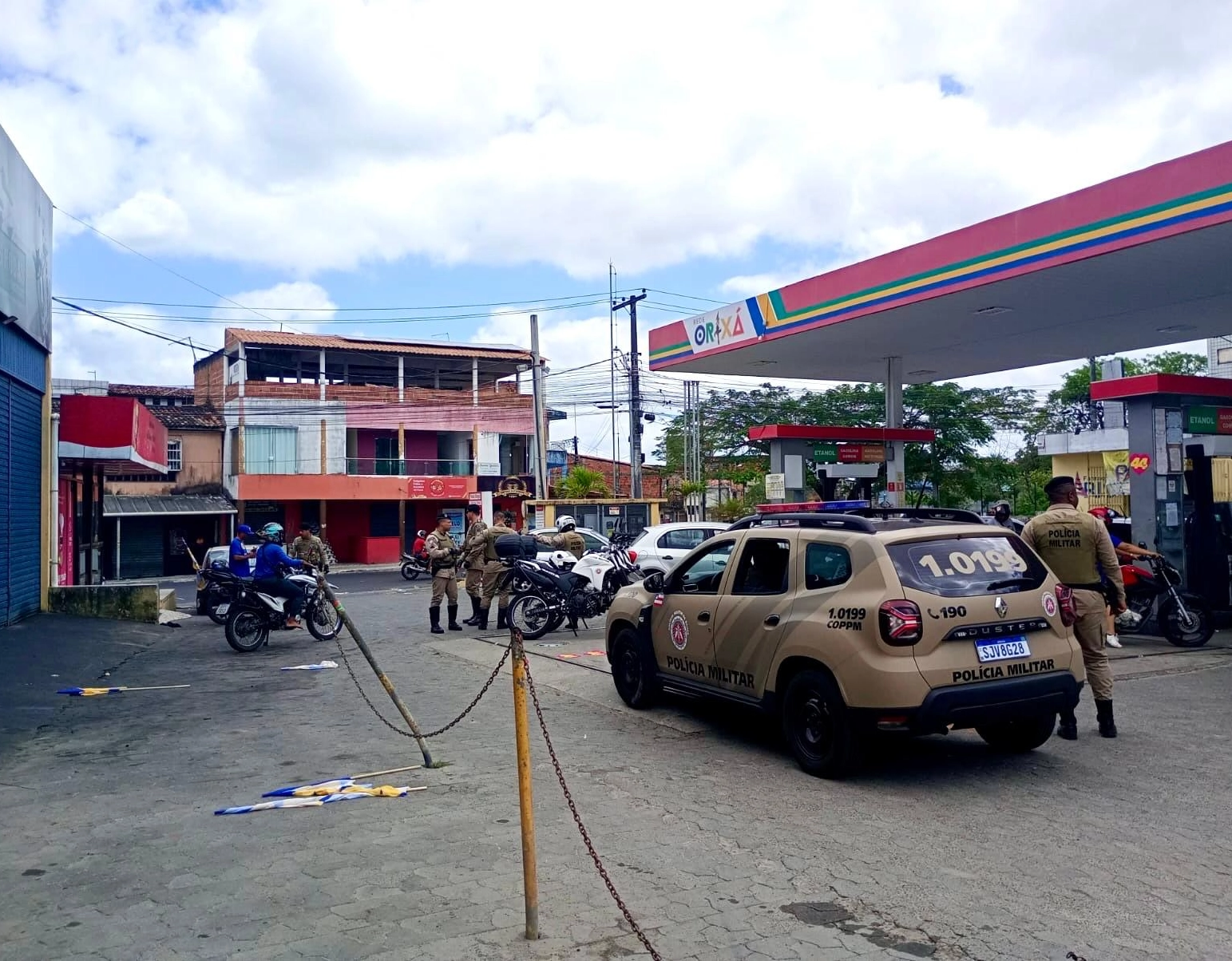 Polícia Militar intercepta compra de votos pela campanha de Flávio Matos em posto de gasolina