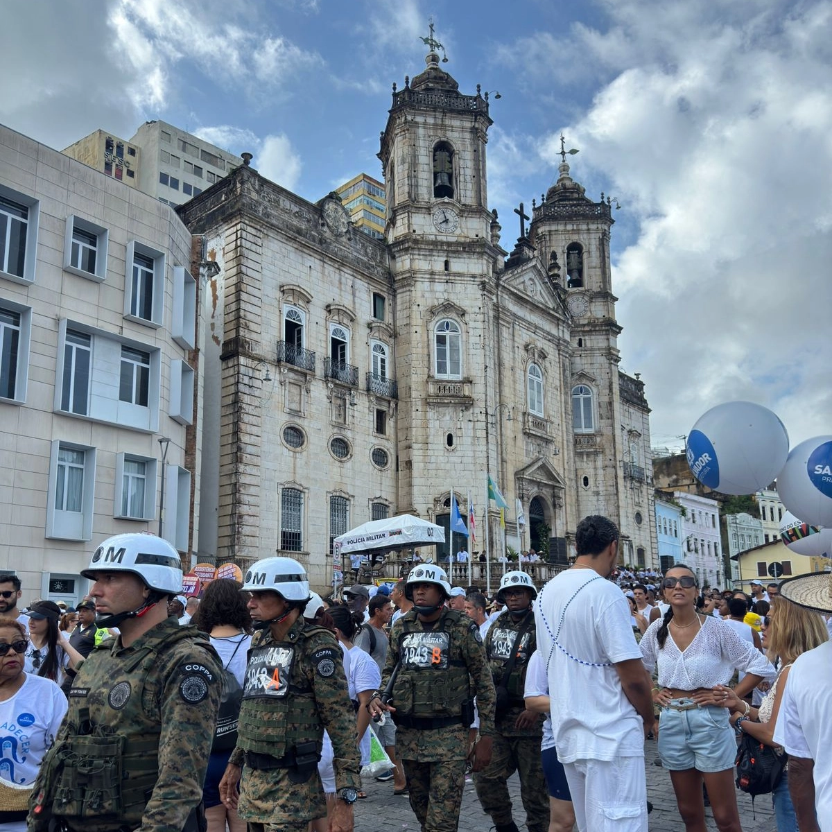 Fé! Veja a estrutura montada para a Lavagem do Bonfim