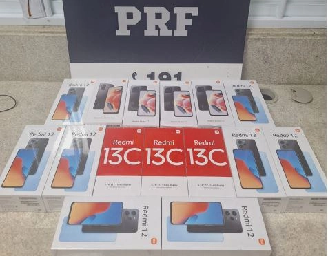 PRF apreende 15 smartphones em rodovia na BA