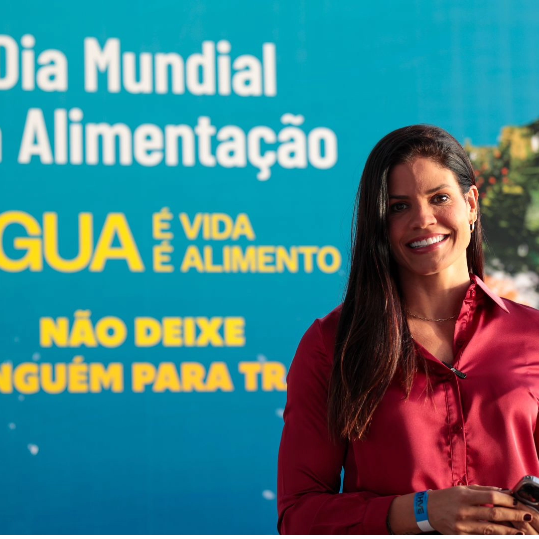 Em Dia Mundial da Alimentação, secretária Larissa Moraes defende a água por ‘papel crucial na agricultura’