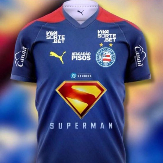Bahia pode ganhar uniforme em homenagem à estreia de 'Superman'