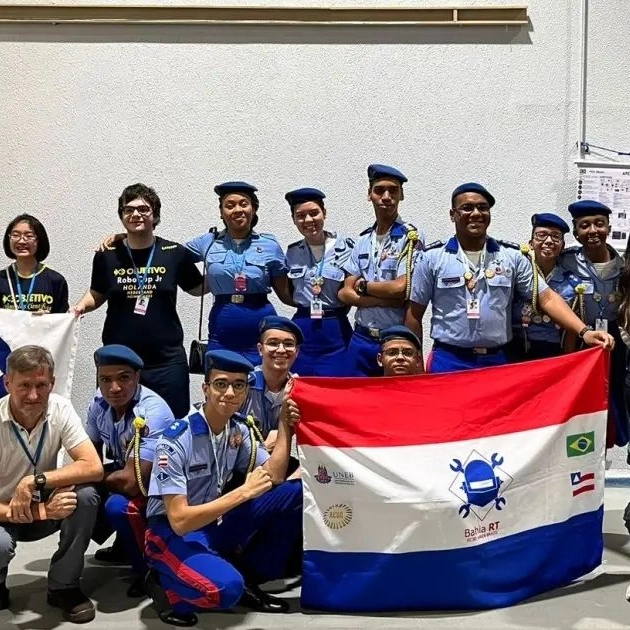 Estudantes do Colégio da Polícia Militar da Bahia vão representar o Brasil na Copa do Mundo da Robótica