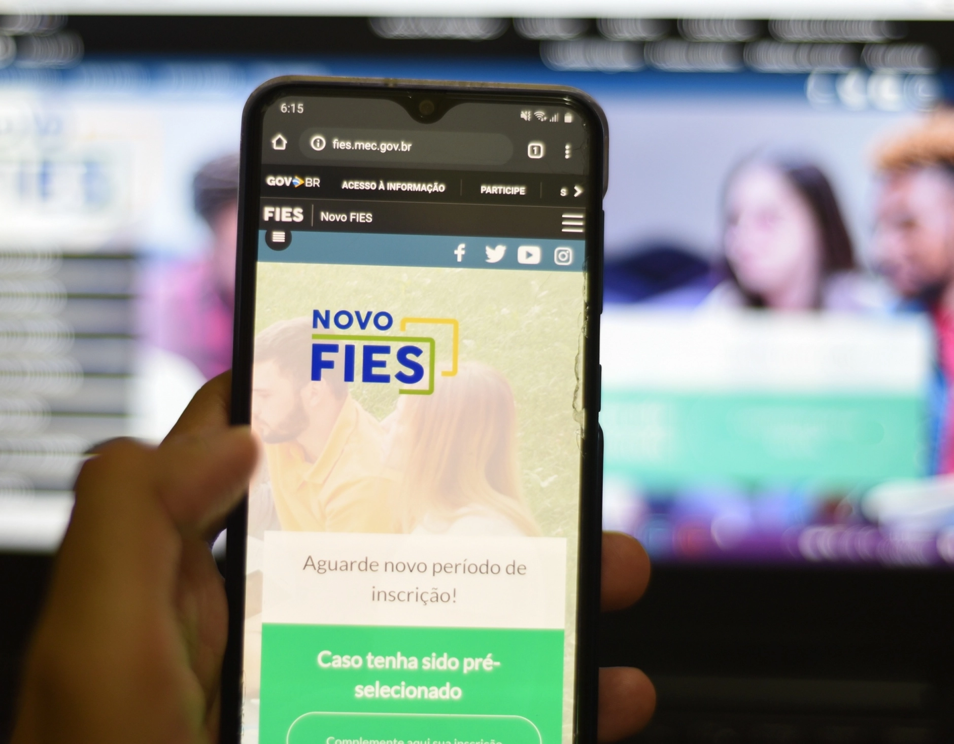 Inscrições para vagas remanescentes do Fies terminam nesta terça-feira