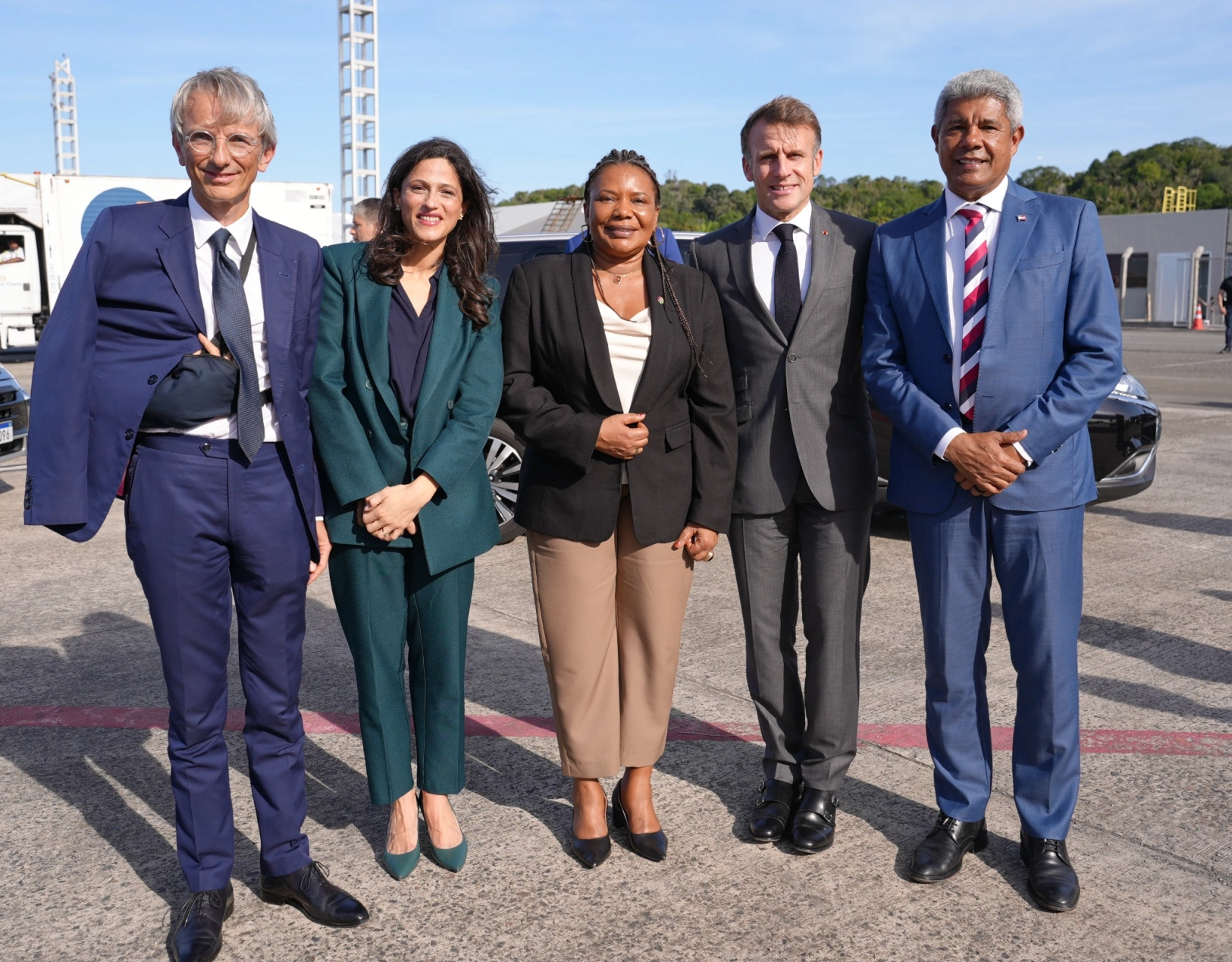 Presidente da França, Emmanuel Macron, desembarca em Salvador para agenda cultural