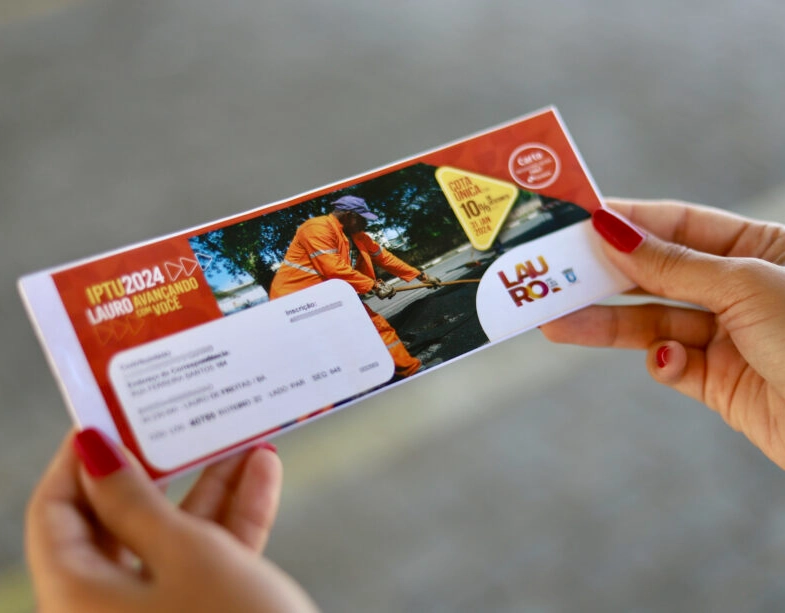 Prefeita suspende cobrança do IPTU 2026 em Lauro de Freitas