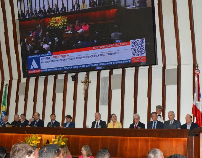 Novonor e Fundação Norberto Odebrecht são homenageadas na ALBA