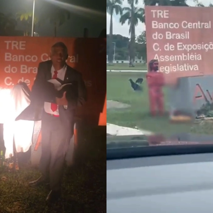 Isidório cobre imagem de Exu com parte íntima exposta, em Salvador: 'Esculhambação'