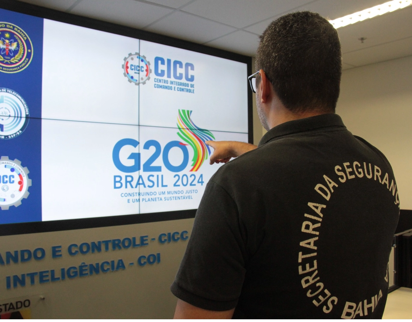 Centro Integrado da SSP é ativado para a cobertura do G20 Cultura