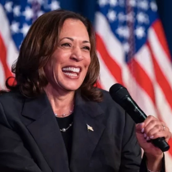 Kamala Harris supera Donald Trump com 45% das intenções de voto