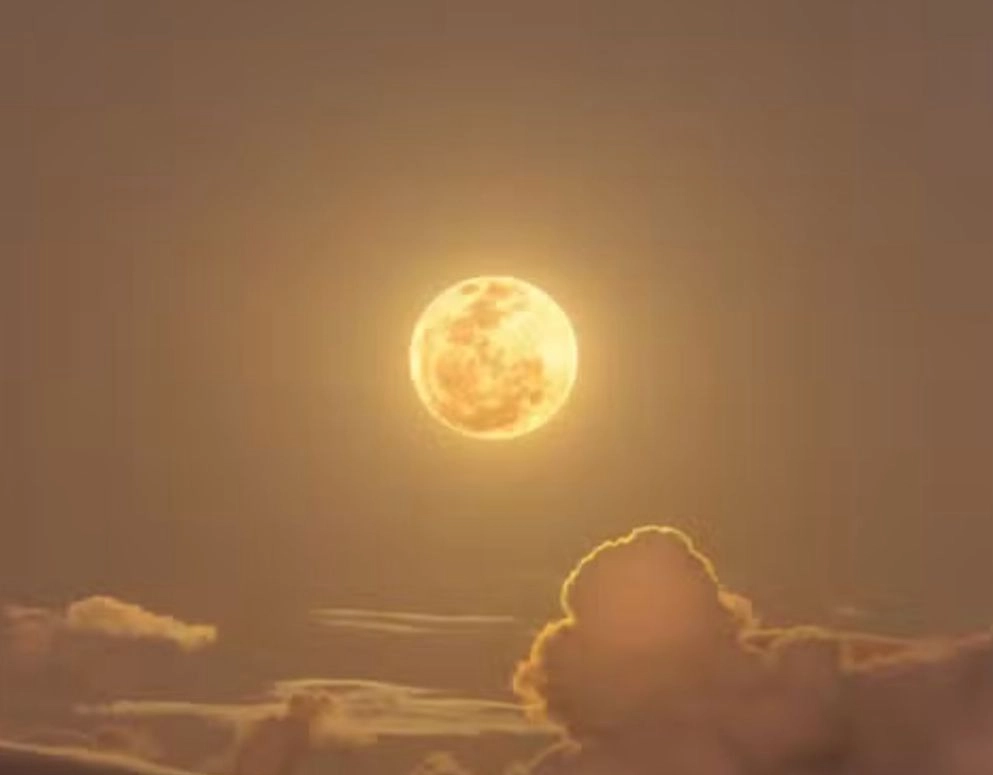Fenômeno astronômico: lua e marte se alinham no céu