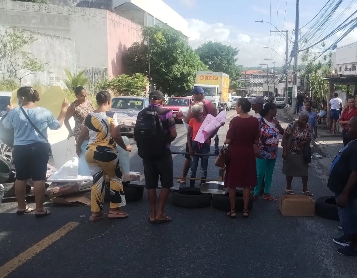 Protesto em Marechal Rondon deixa trânsito travado na região