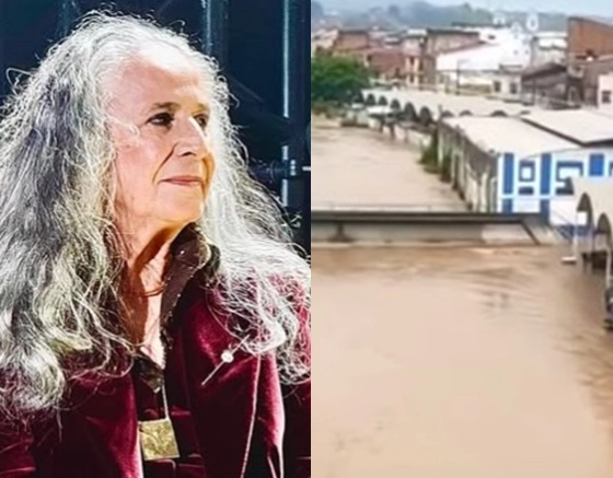 Bethânia pede ajuda para Santo Amaro após cheia do Subaé