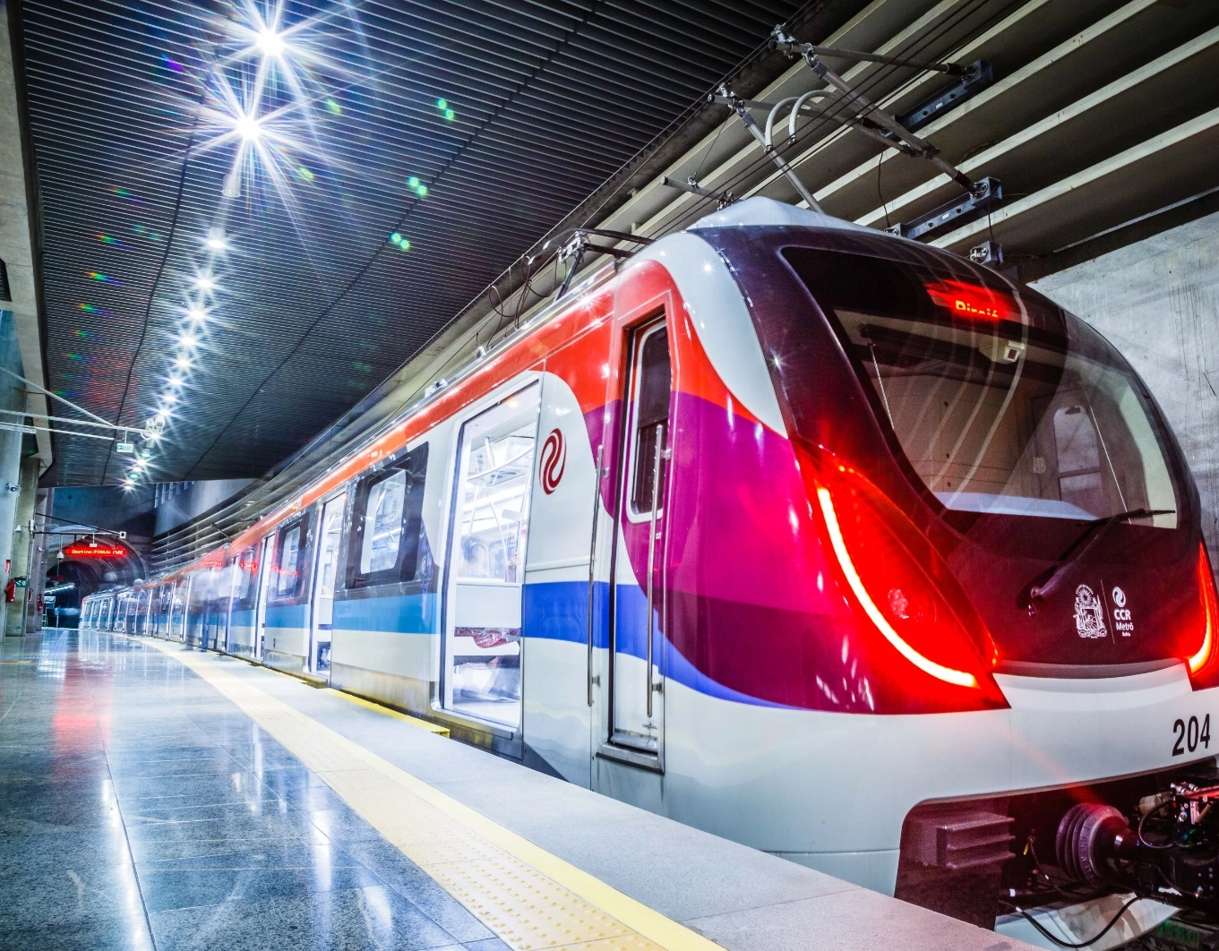 Obra do Governo do Estado causa caos na estação de metrô de Águas Claras