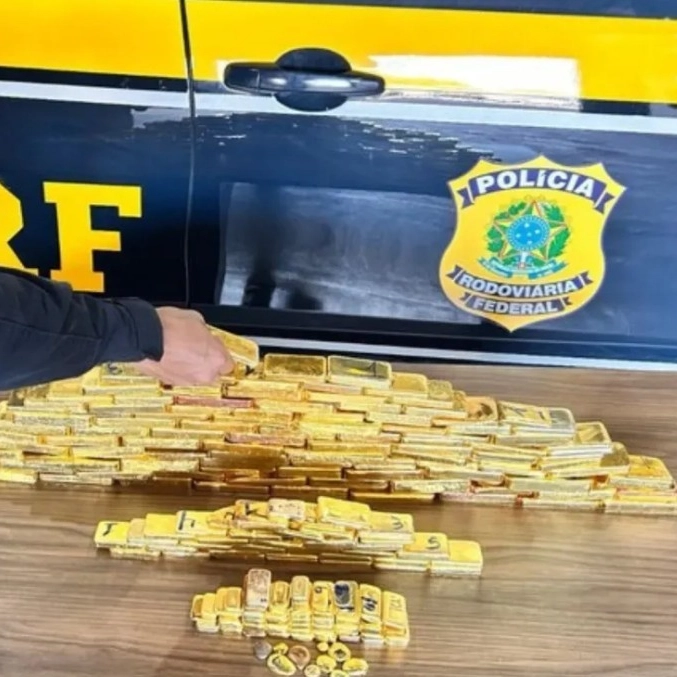PRF apreende mais de 100 kg de ouro escondidos em picape em Roraima; valor ultrapassa R$ 60 milhões