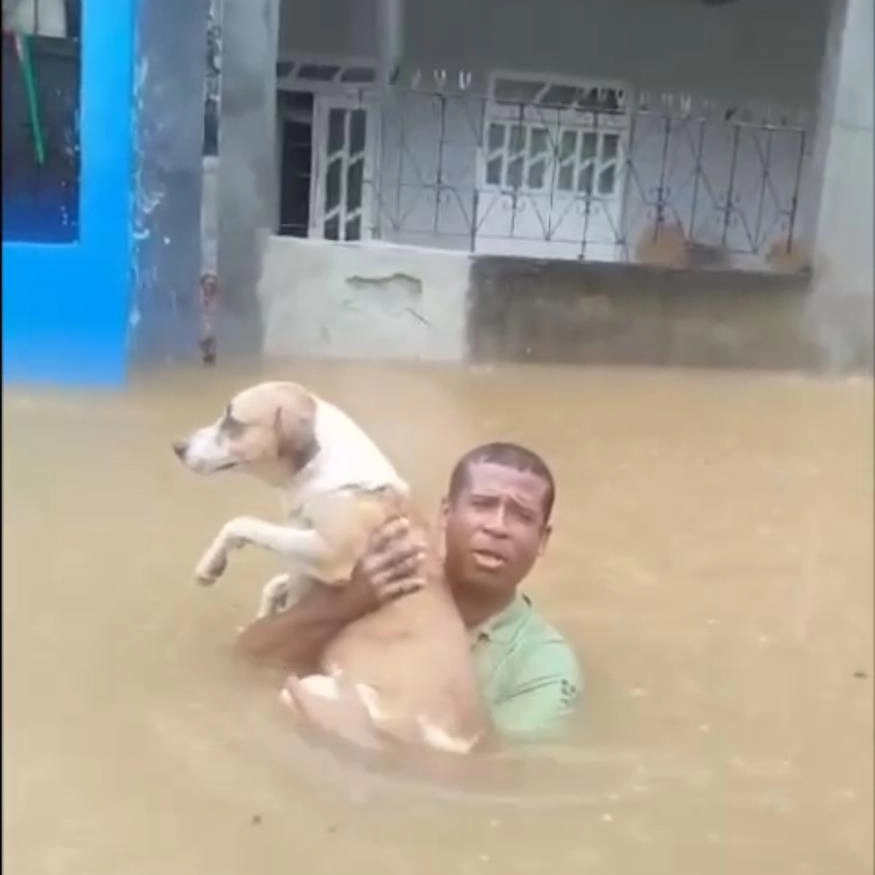 Com água no pescoço moradores pedem socorro em Plataforma