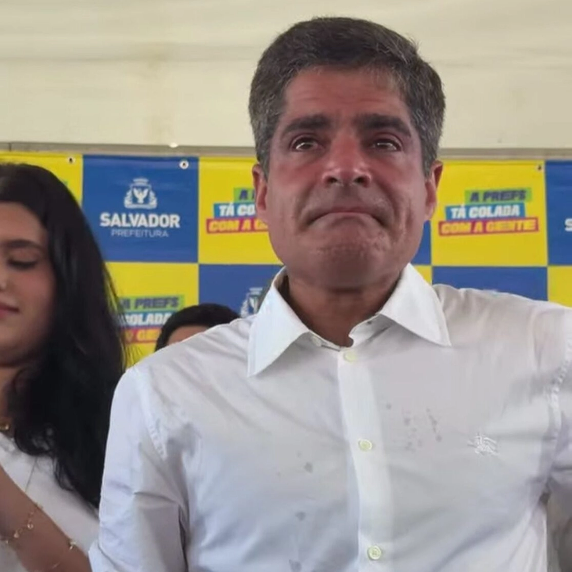 ACM Neto é homenageado pela filha em inauguração de viaduto em Salvador