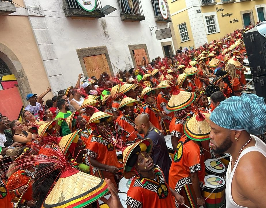 Olodum anuncia ensaio gratuito no Pelourinho para carnaval 2025