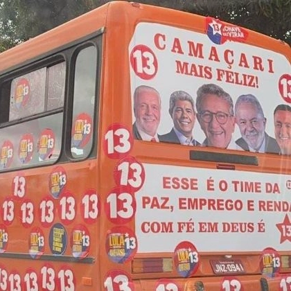 Ônibus que transportava ilegalmente eleitores de Caetano é apreendido