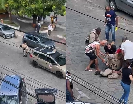 PM são atacados durante abordagem em Itapetinga, na Bahia, e vídeo mostra tudo