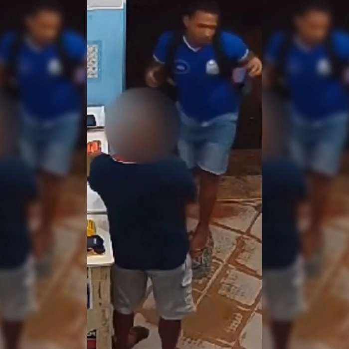 Com farda de colégio, homem assalta banca de jogo do bicho e depósito em Salvador e é assassinado