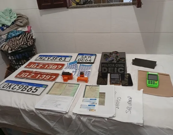 Polícia Civil desarticula esquema de fraudes veiculares no estado da Bahia