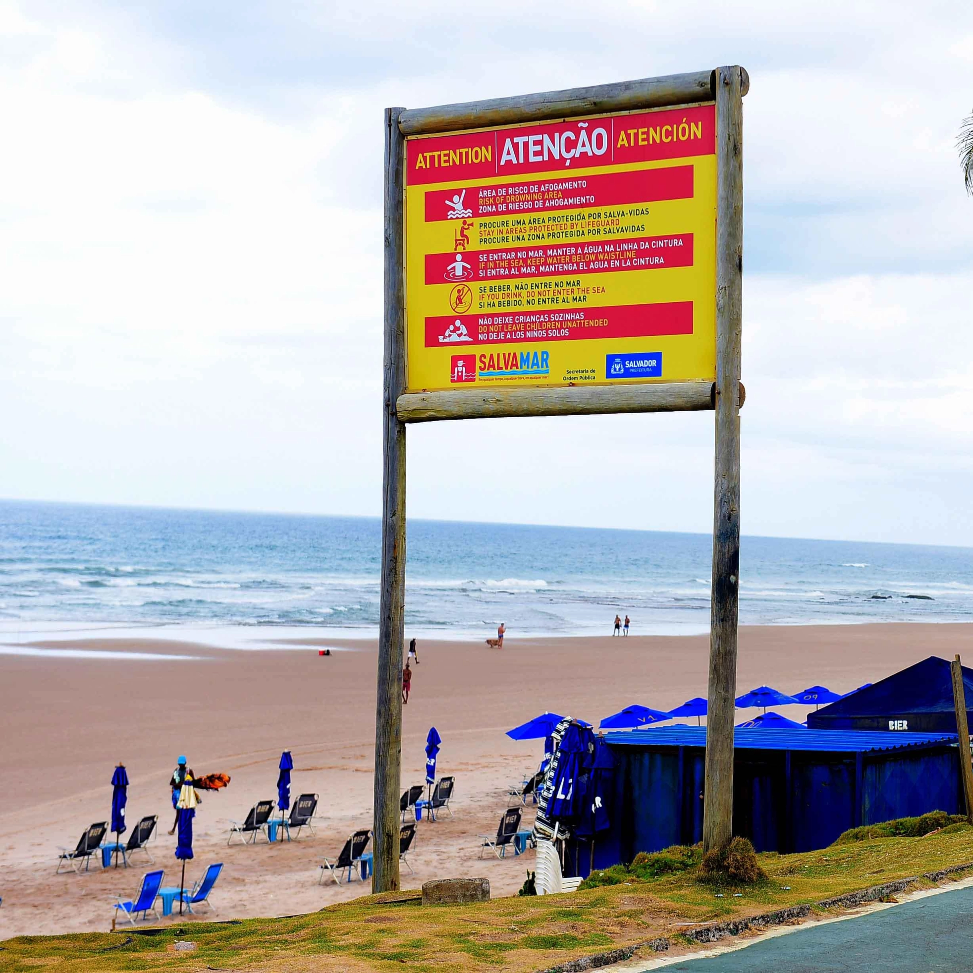 Salvamar alerta para cuidado com banho de mar pós-frente fria