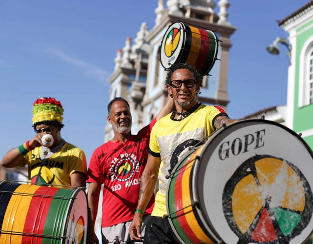 Olodum homenageia Zumbi dos Palmares e a Consciência Negra no Pelourinho nesta terça-feira