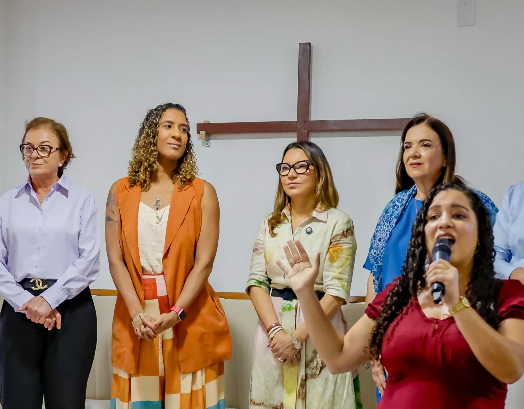Janja, Anielle Franco e Tatiana Velloso participam de evento com mulheres evangélicas em Salvador