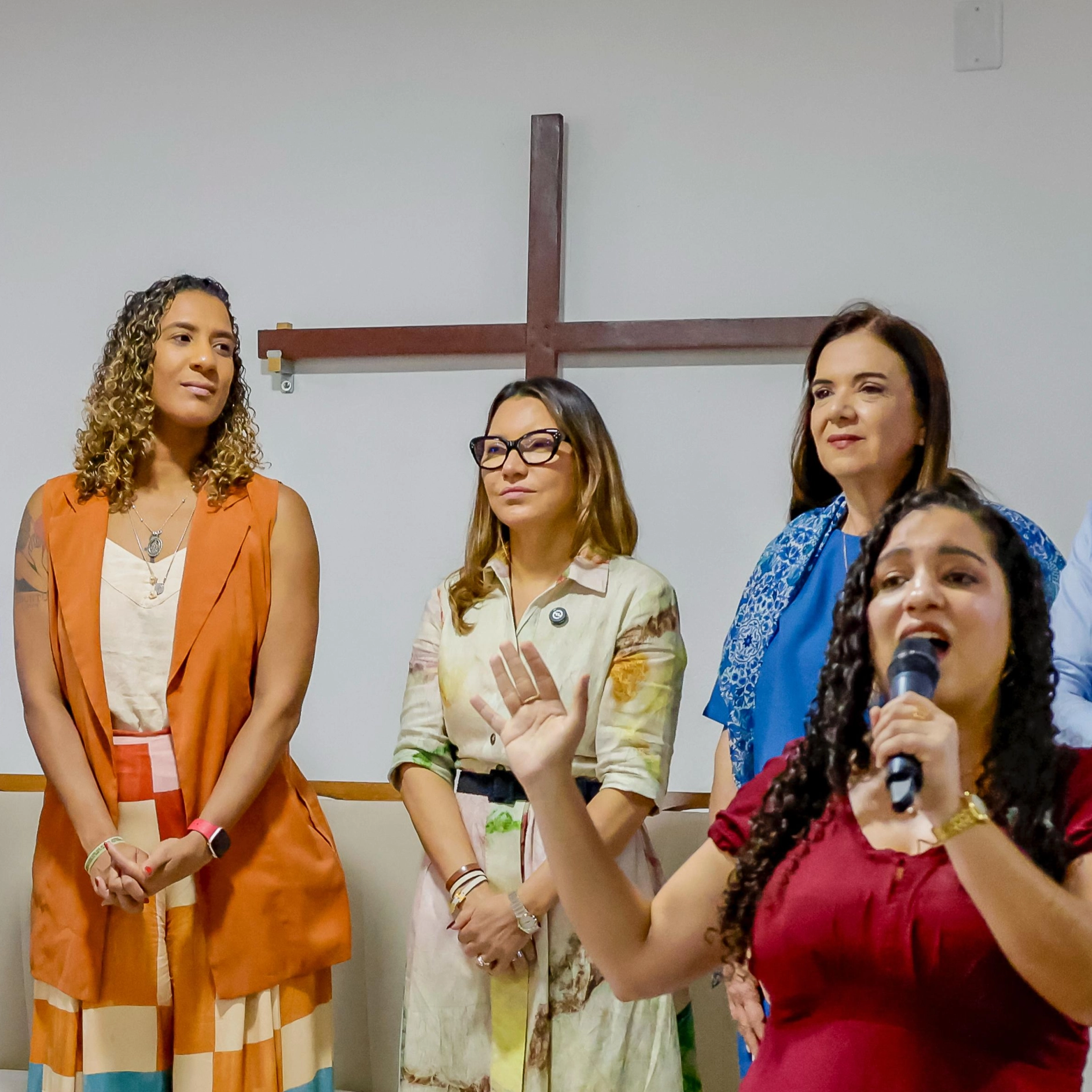 Janja, Anielle Franco e Tatiana Velloso participam de evento com mulheres evangélicas em Salvador